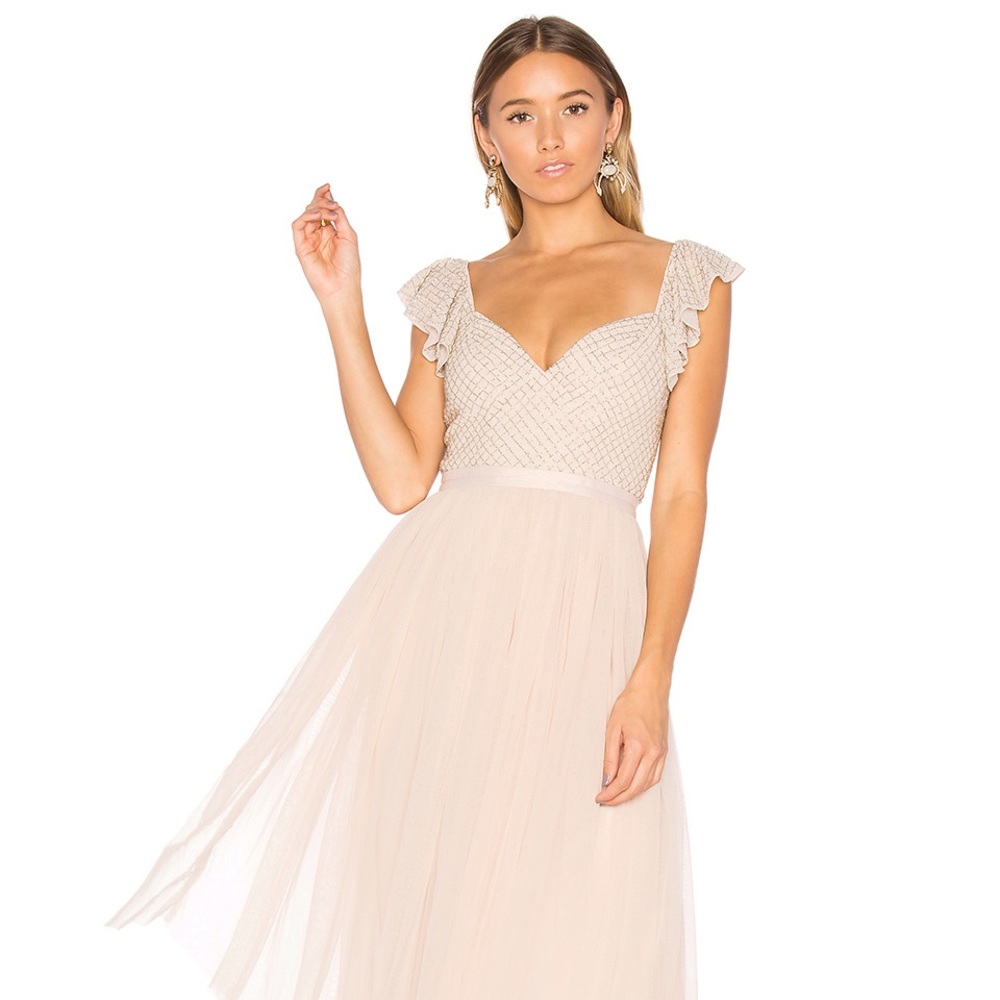 NWT Needle and Thread Swan Tulle Midi Dress